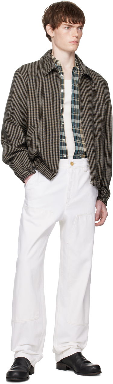 Яке A.P.C. A.P.C. Gilbert Houndstooth Zip Jacket Кафяво | WOASP-M32018, 3
