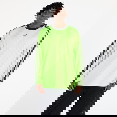 Тениска adidas Performance Adicolor Jacquard Long Sleeve Tee Зелено | JW5964, 4