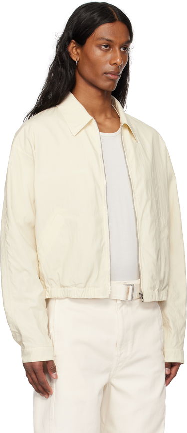Яке LEMAIRE Lemaire Zipped Cropped Jacket Бяло | OW1124 LF1370, 1