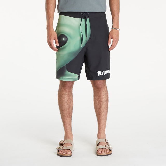 We Come In Peace Swim Shorts Black