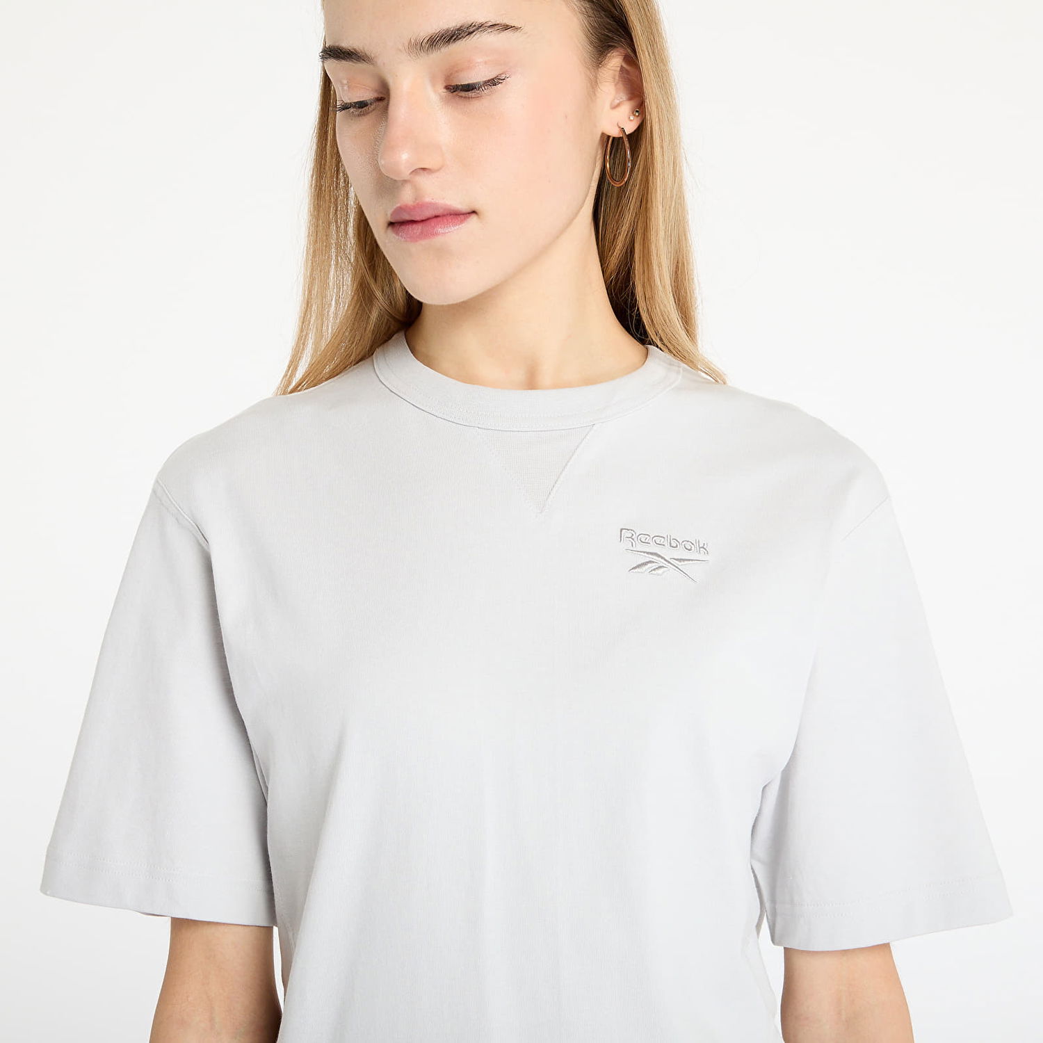 Тениска Reebok Icon Elements Tee Сиво | 100214088, 1