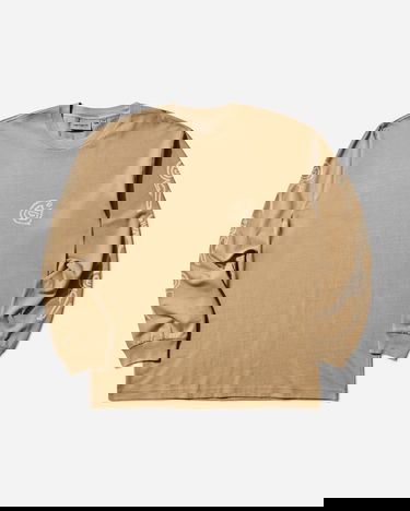 Тениска Carhartt WIP Terrestrial Graphic Longsleeve T-Shirt Бежово | I035227 0TLPG, 0