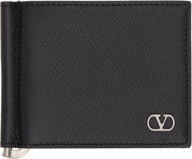 Портфейл Valentino Valentino Garavani VLogo Signature Money Clip Wallet Черно | 6Y2P0V07UAG, 0