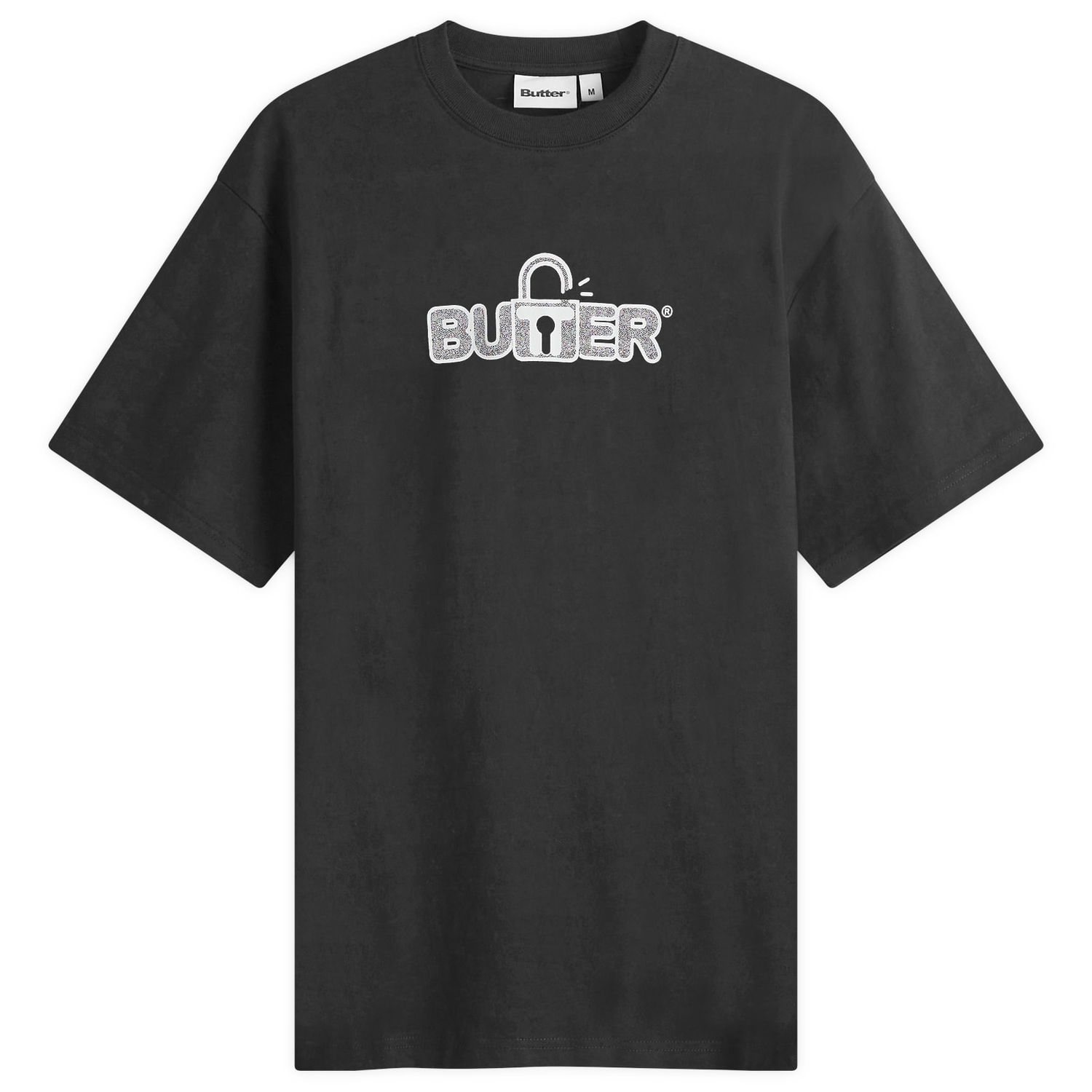 Тениска Butter Goods Goods Lock T-Shirt Черно | BG243105-BLK, 0