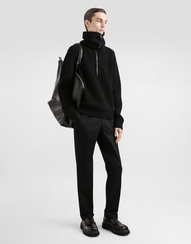 Пуловер Dolce & Gabbana Wool Cardigan With Logo Tag Черно | GXW42TJCVWKN0000, 1