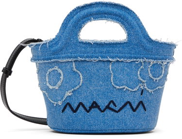 Дамска чанта Marni Marni Tropicalia Micro Denim Tote Bag Синьо | BMMP0096L6 P8201, 0