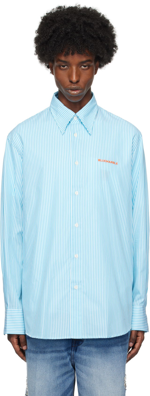 Striped Poplin Shirt