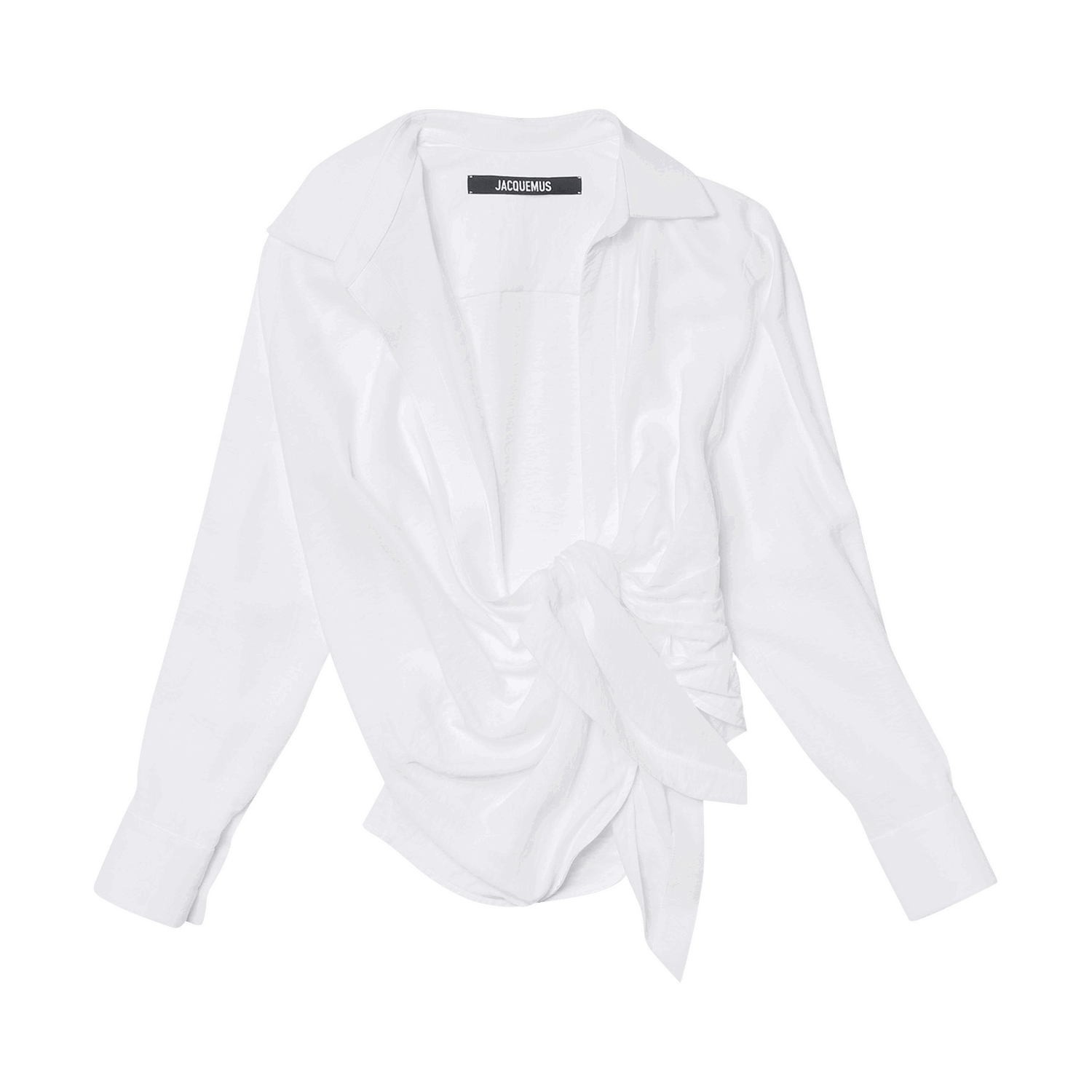 Риза Jacquemus La Chemise Bahia Shirt Бяло | 213SH002 1020 100, 0