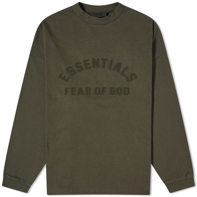 ESSENTIALS Long Sleeve Printed T-Shirt