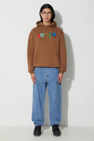 Суитчър Butter Goods Pullover Hoodie With Print Кафяво | BGQ3231803, 1