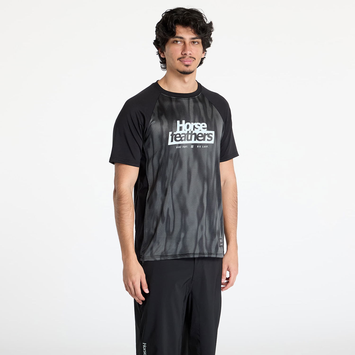 Тениска Horsefeathers Horsefeathers Spike Bike Jersey Черно | TM067B, 0