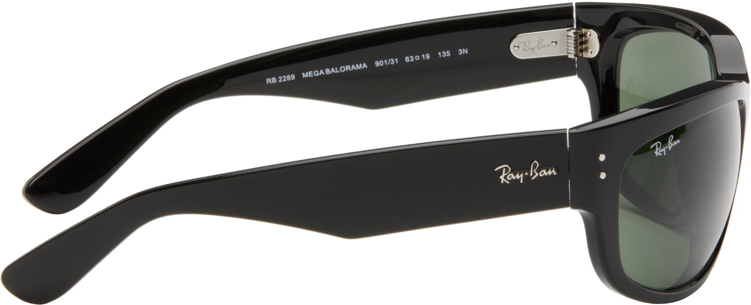 Слънчеви очила Ray-Ban Black Mega Balorama Sunglasses Черно | 0RB2289 8056262268216, 1