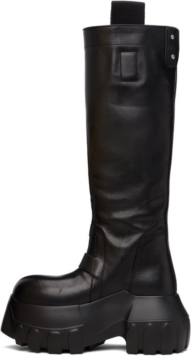 Кецове и обувки Rick Owens Rick Owens Concordians Mega Tractor Tall Boots Черно | RU02E1870 LGE, 2