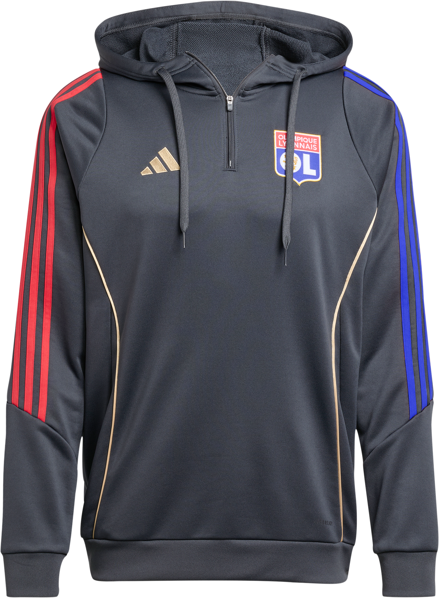 Суитчър adidas Originals Olympique Lyonnais TR Hoody Сиво | jl9490, 0