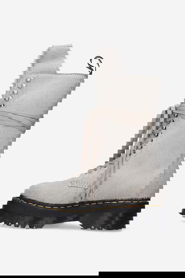 Кецове и обувки Rick Owens Fur Boots Platform Сиво | DW02B3801.0049.PEARL, 3