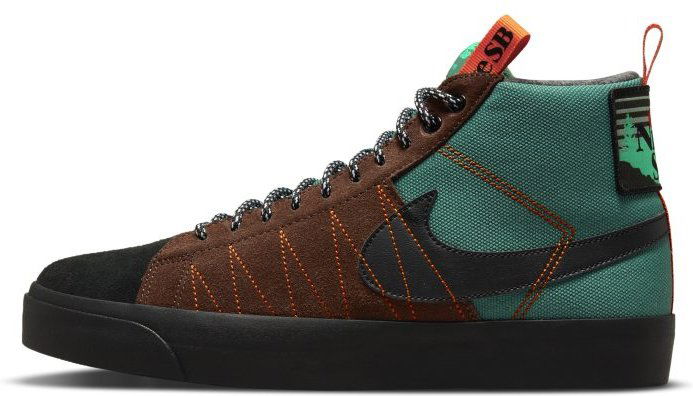 Кецове и обувки Nike SB Zoom Blazer Mid "Acclimate" Зелено | DC8903-300, 0