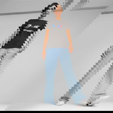 Тениска Puma BMW M Motorsport Essentials Logo T-Shirt Черно | 621376_01, 2