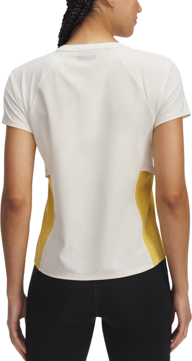 Тениска Under Armour Trail Run Zip Short Sleeve T-Shirt Бяло | 1389607-279, 1