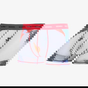 Боксерки Diesel Damien-Utlt Boxer-Shorts Red Бяло | A19562_0DLBE 42AA, 0