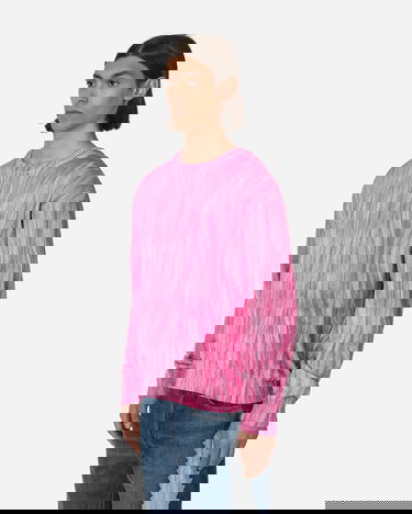 Пуловер Stüssy Printed Fur Sweater Розово | 117171 PINK, 2