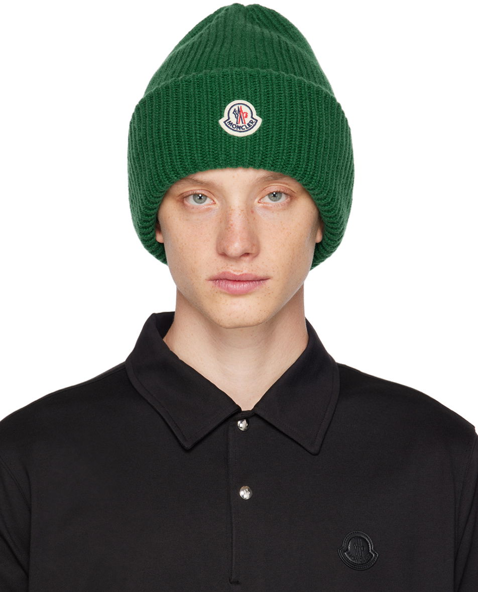 Шапка Moncler Rolled Brim Зелено | I20913B00066M1127, 0