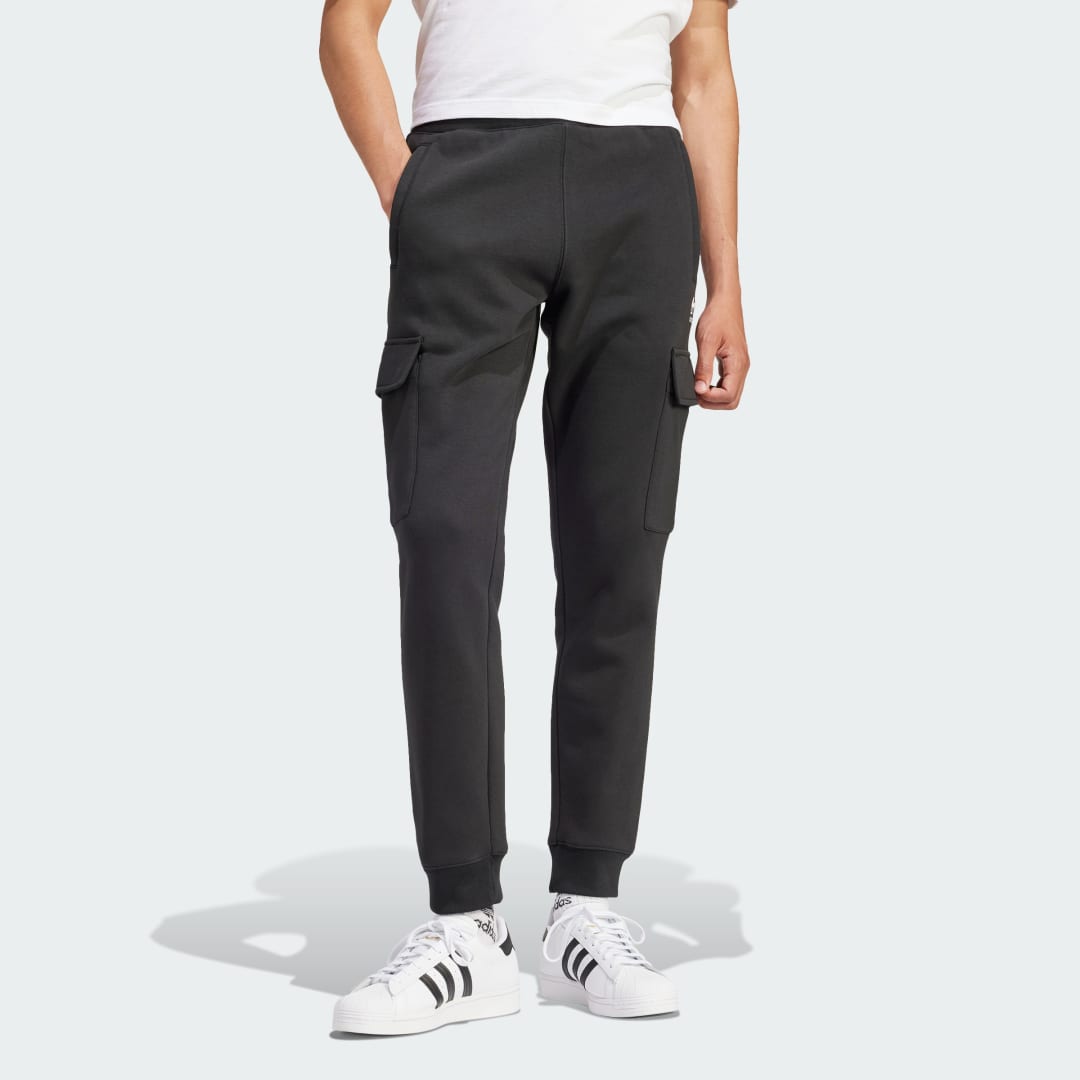 Карго панталони adidas Originals Trefoil Essentials Cargo Pants Черно | IP2755, 1
