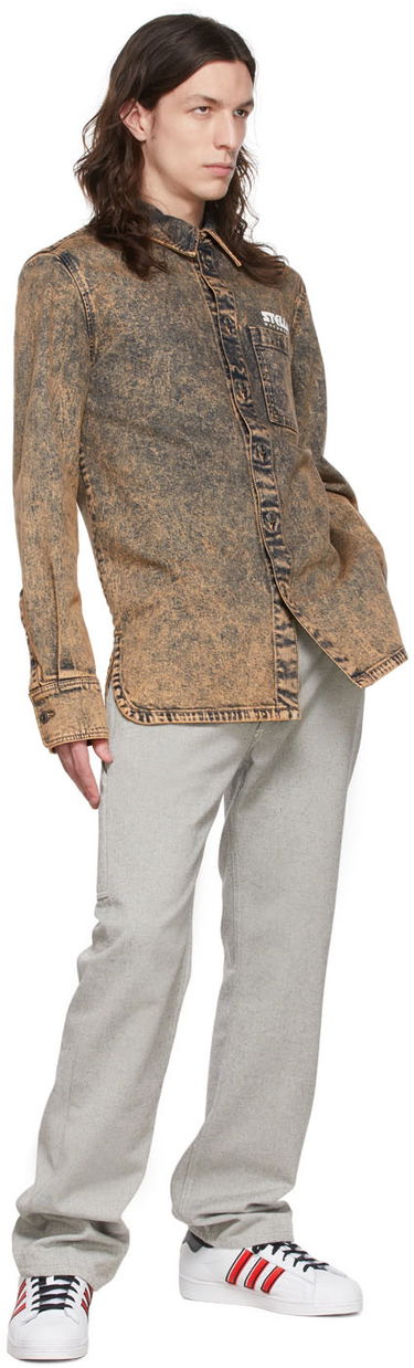 Риза Stella McCartney Stella McCartney Denim Shirt Кафяво | 6040903SOH82, 3