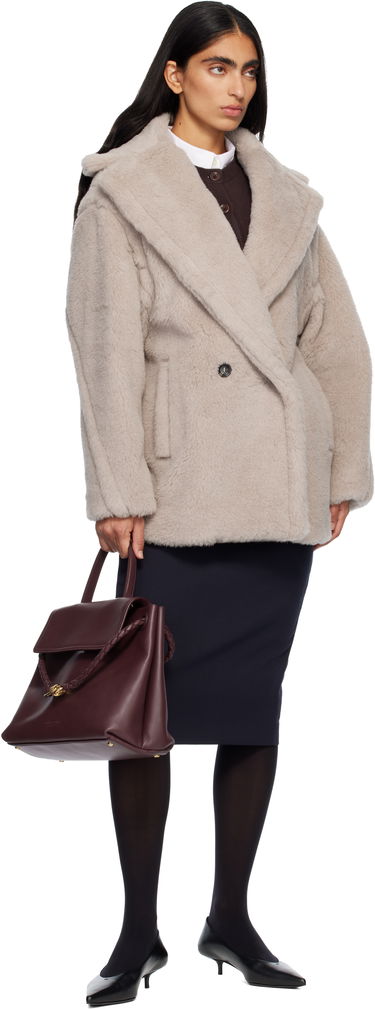 Палта Max Mara Olga Plush Double-Breasted Coat Бежово | 2521086032600, 3