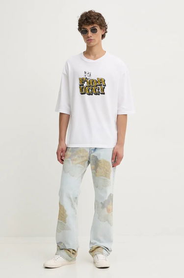Тениска Fiorucci Fiorucci Angels Print Jeans Бяло | U01FPDJE075DN03DN07, 1