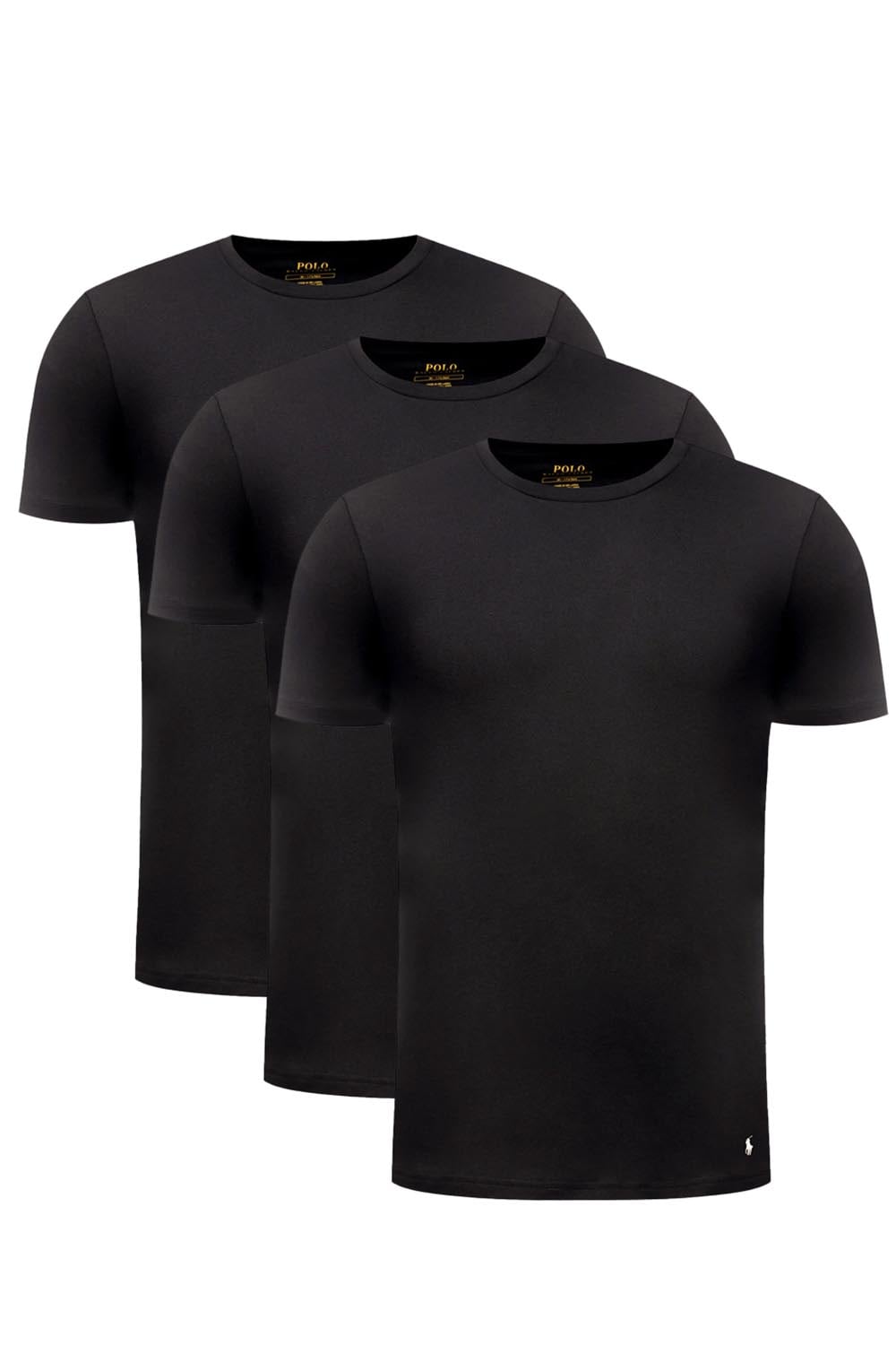 Тениска Polo by Ralph Lauren Cotton T-Shirt 3 - Pack Черно | 714830304014, 0