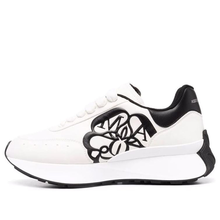 Кецове и обувки Alexander McQueen Alexander McQueen Sprint Runner Бяло | 691039WIC959061
