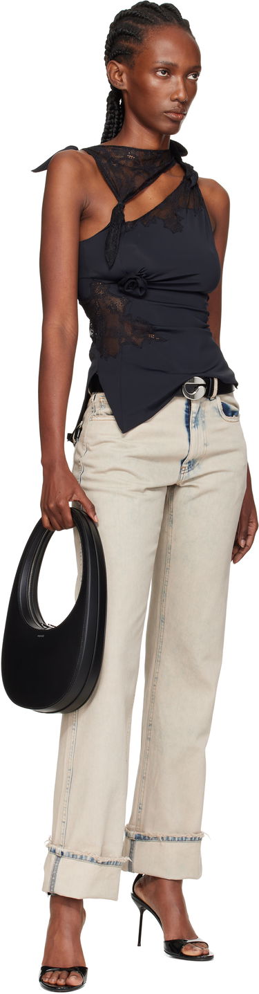 Дамска чанта Coperni Oval Top Handle Swipe Bag Черно | COPBA01405C, 3