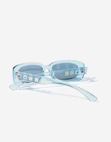 Слънчеви очила Dolce & Gabbana Dolce & Gabbana DG Logo Sunglasses Синьо | VG600JVN66J9V000, 3
