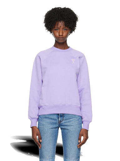 Суитчър AMI SSENSE x Sweatshirt Лилаво | SPUSW004.747.507