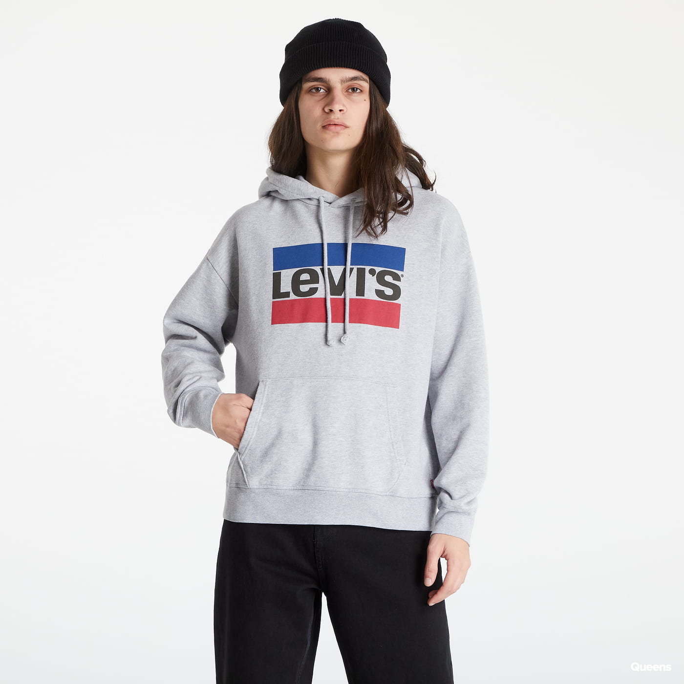 Суитчър Levi's ® Graphic Standard Hoodie Сиво | 18487-0059, 0
