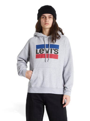 Суитчър Levi's ® Graphic Standard Hoodie Сиво | 18487-0059