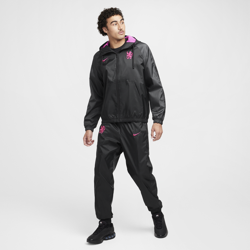 Комплект Nike Chelsea FC Woven Tracksuit With Hoodie Черно | FZ3804-010