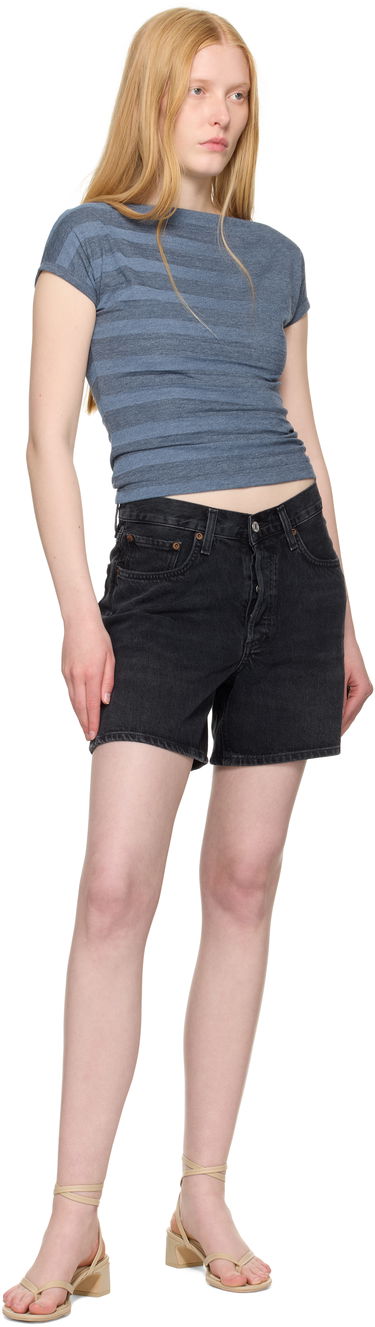 Къси панталони AGOLDE AGOLDE V-Waist Denim Shorts Черно | A225-1157, 3