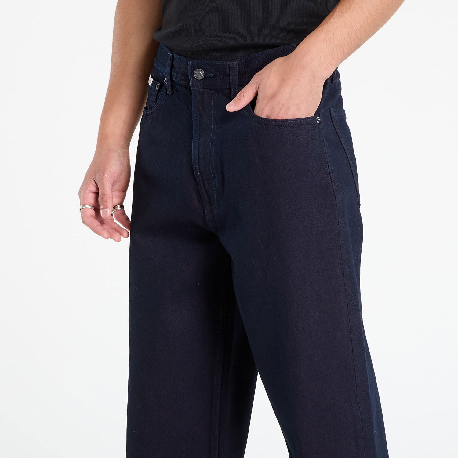 Дънки CALVIN KLEIN Calvin Klein Jeans Baggy Merlot Jeans W31/L32 Тъмно синьо | LV04RD728G 01D, 1