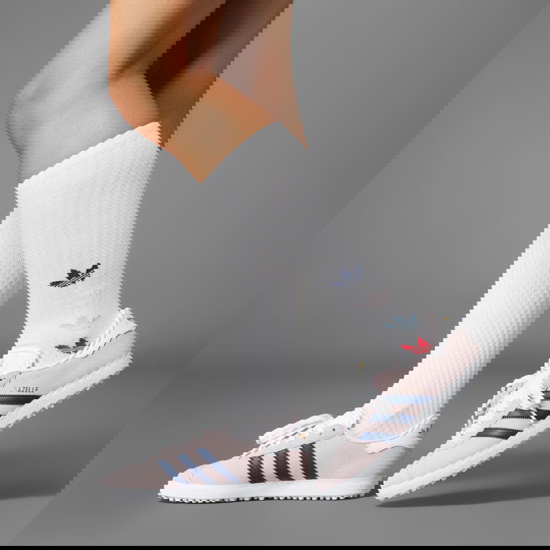 Кецове и обувки adidas Originals Gazelle Spikeless Golf Розово | JI3941, 0