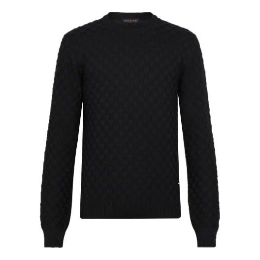 Пуловер Louis Vuitton Louis Vuitton FW21 Knit Sweater Черно | 1A7XCG, 0