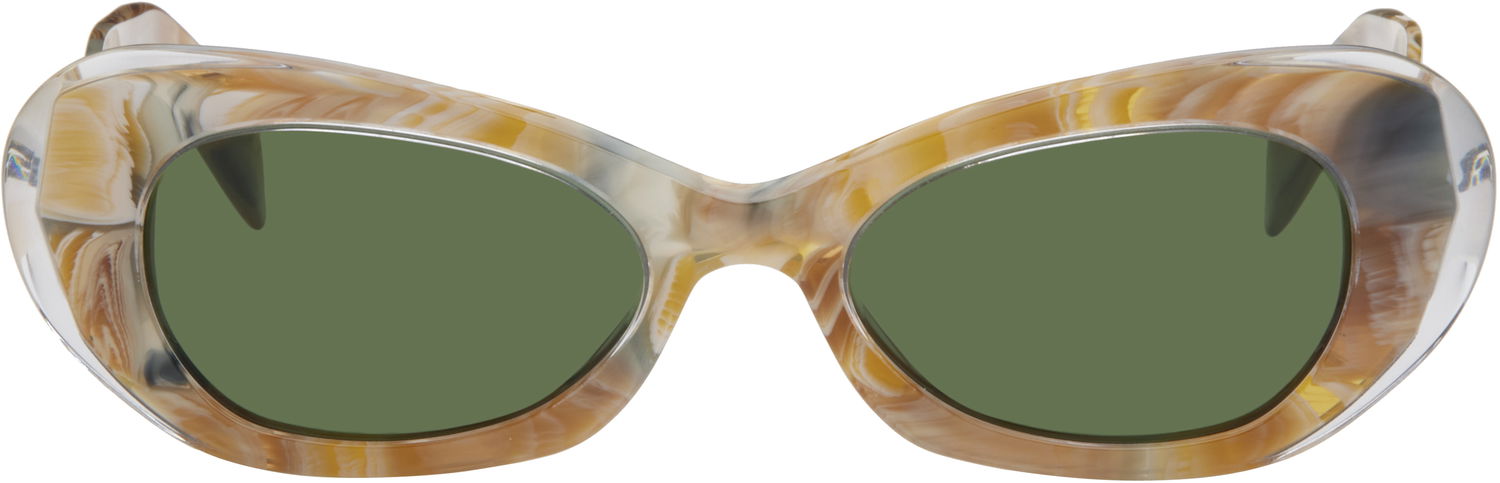 Слънчеви очила RETROSUPERFUTURE RETROSUPERFUTURE Izipho Sunglasses Кафяво | BAX, 0