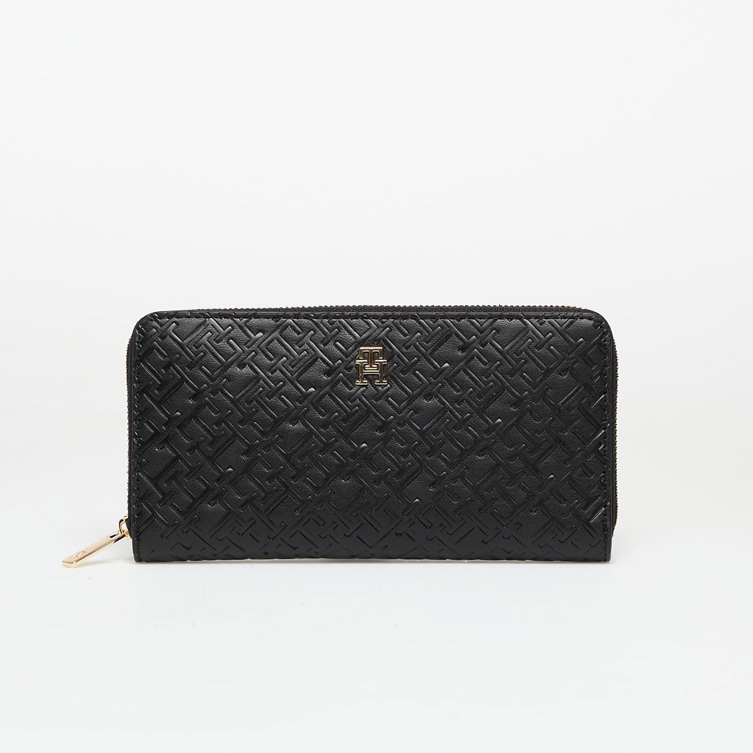 Портфейл Tommy Hilfiger Wallet TH Icon Large Za Mono Embo Wallet Black Universal Черно | AW0AW17955 BDS, 0