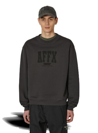 Суитчър AFFXWRKS Varsity Crewneck Сиво | SS23SW01 SOFTBLACK