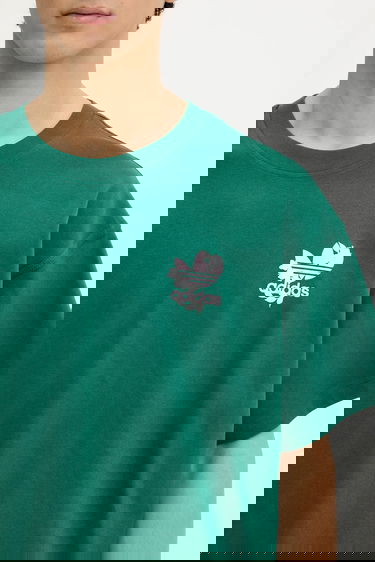 Тениска adidas Originals adidas Originals Florals Logo Graphic T-Shirt Зелено | KE6588, 3