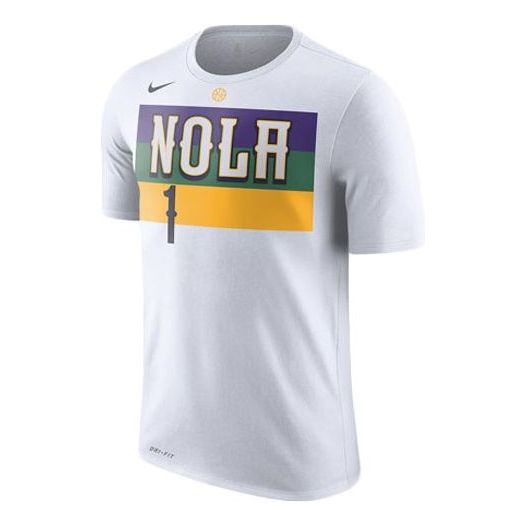 Фланелка Nike New Orleans Pelicans Dri-FIT NBA T-Shirt Бяло | BV8780-106