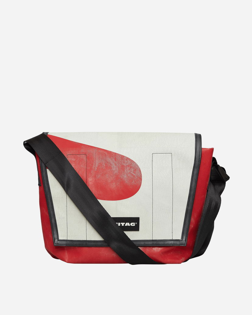 Чанта през рамо Freitag Dexter Slim Messenger Bag Червено | FREITAGF14 006