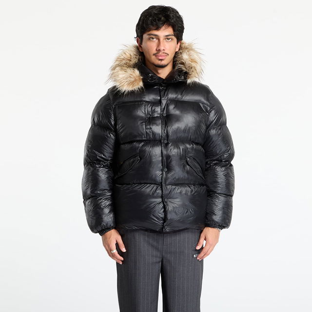 Duemila Puffer Jacket with Faux Fur Hood