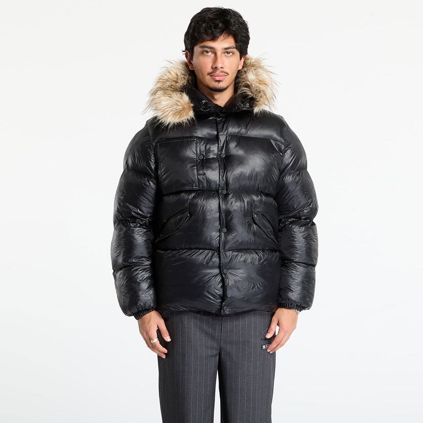 Пухо яке Umbro Duemila Puffer Jacket with Faux Fur Hood Черно | UBMW0331FA206 BLK0001