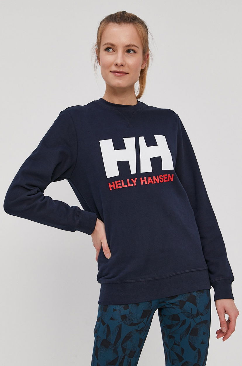 Суитчър Helly Hansen Sweatshirt with HH logo print Тъмно синьо | 34003